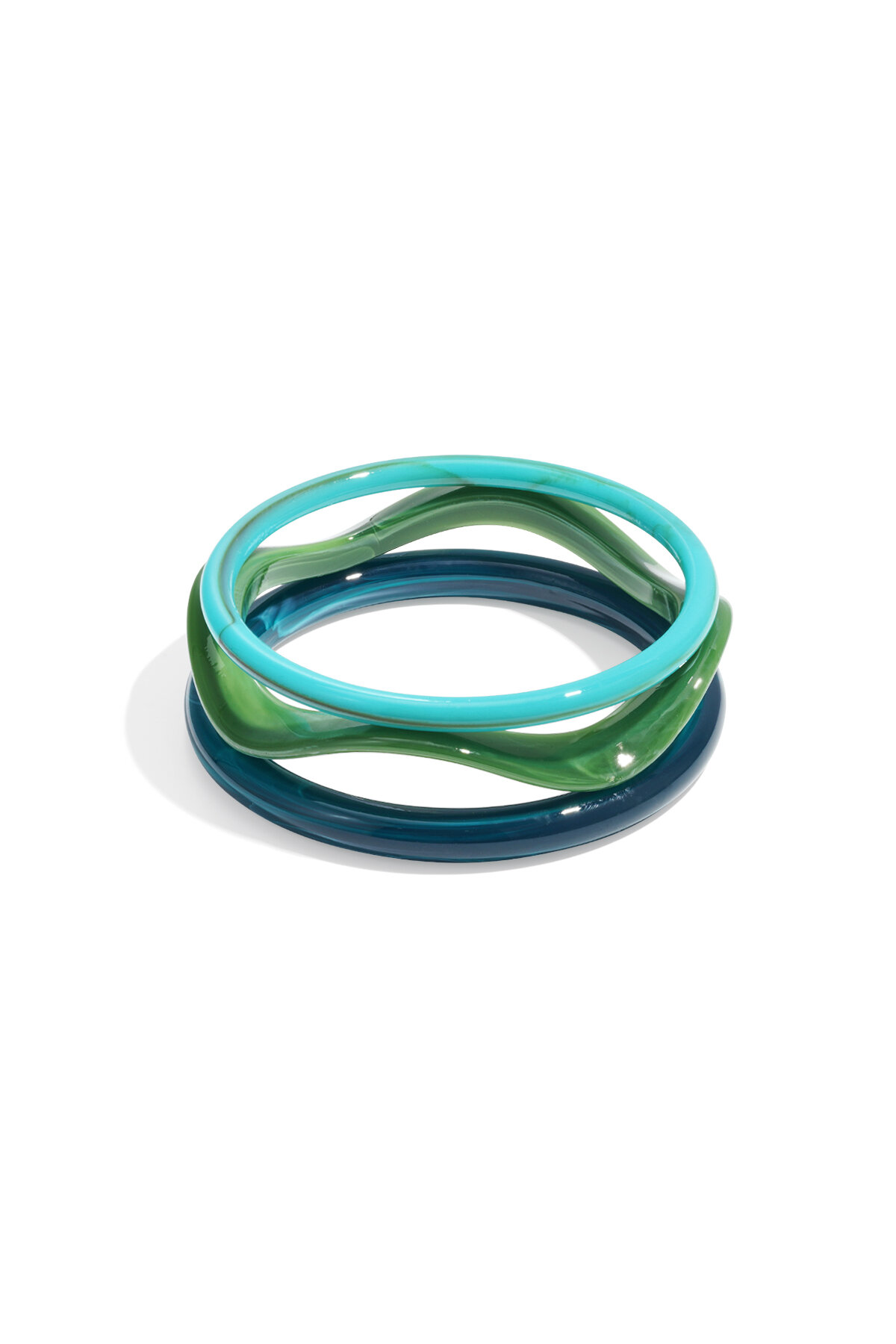 Acrylic Bangles Solid Color Casual Daily Simple Series Women's jewelry h5Picture3