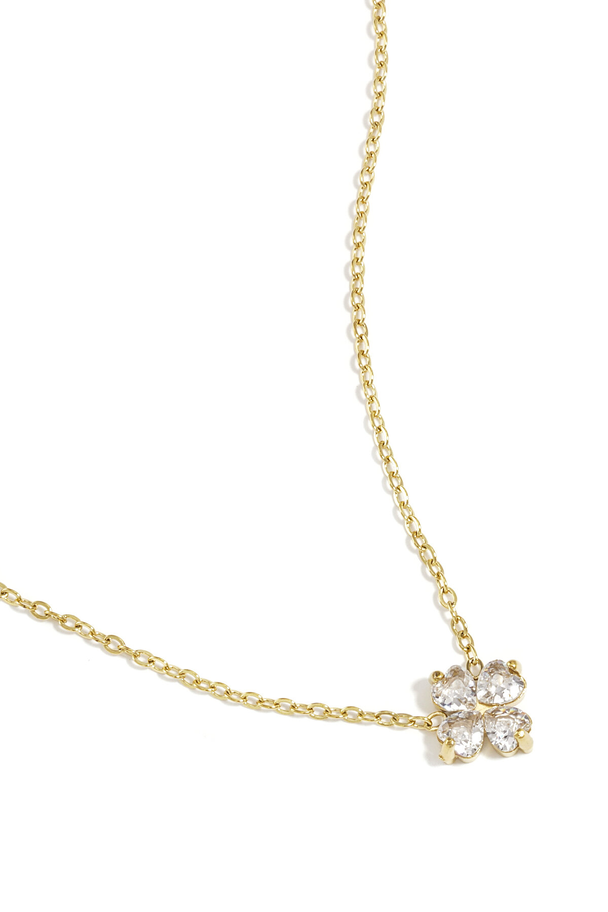 Necklace with clover decoration h5 Picture2
