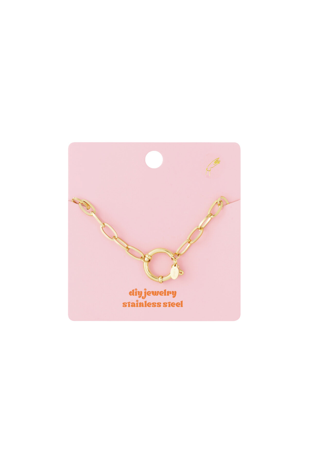 Stainless Steel Chain Bracelets Chain DIY Daily Simple Series Women's jewelry h5 Picture4