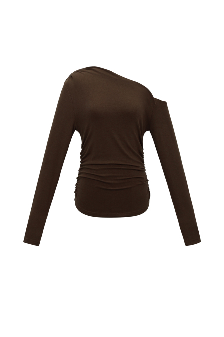 Schulterfreies Langarmshirt 2