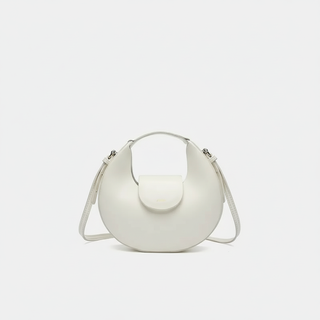 1 Piece Simple Series Sweet Solid Color PU Women's Handbags