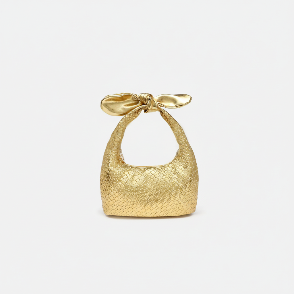 1 Piece Simple Series Sweet Bow Knot PU Women's Handbags