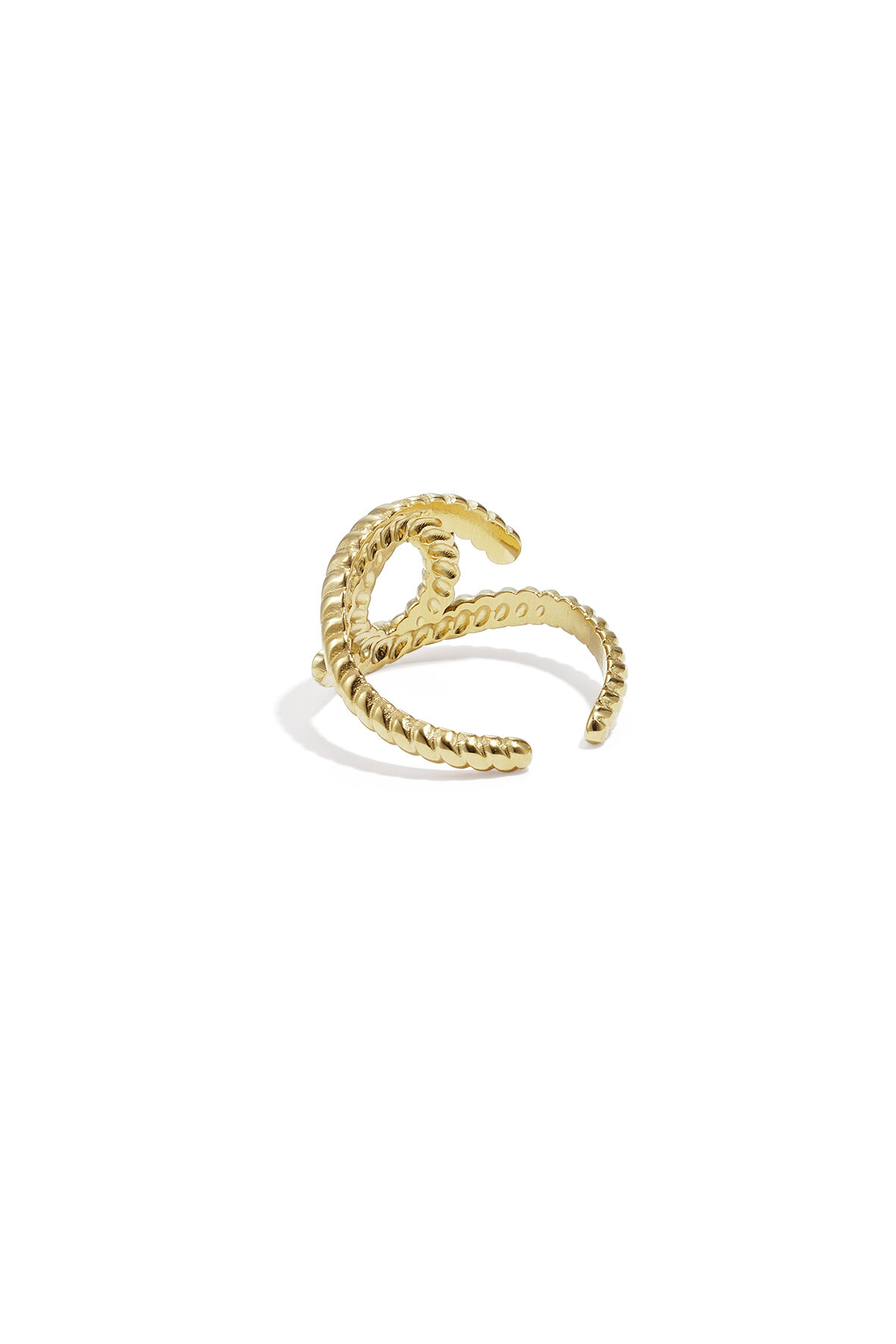 Bagues en acier inoxydable, collection Casual Daily Simple, bijoux pour femmes h5 Image2