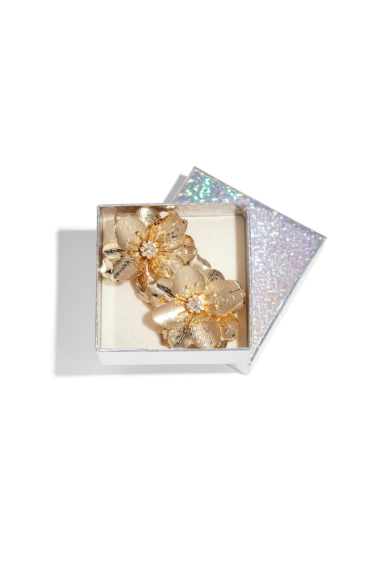 Big luxe flower earrings Picture2