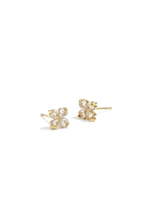Clover stud earrings h5