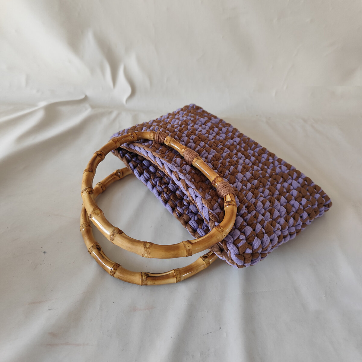 Parisian Chic Style Woven Mixed Color Women's Handbags h5Picture2