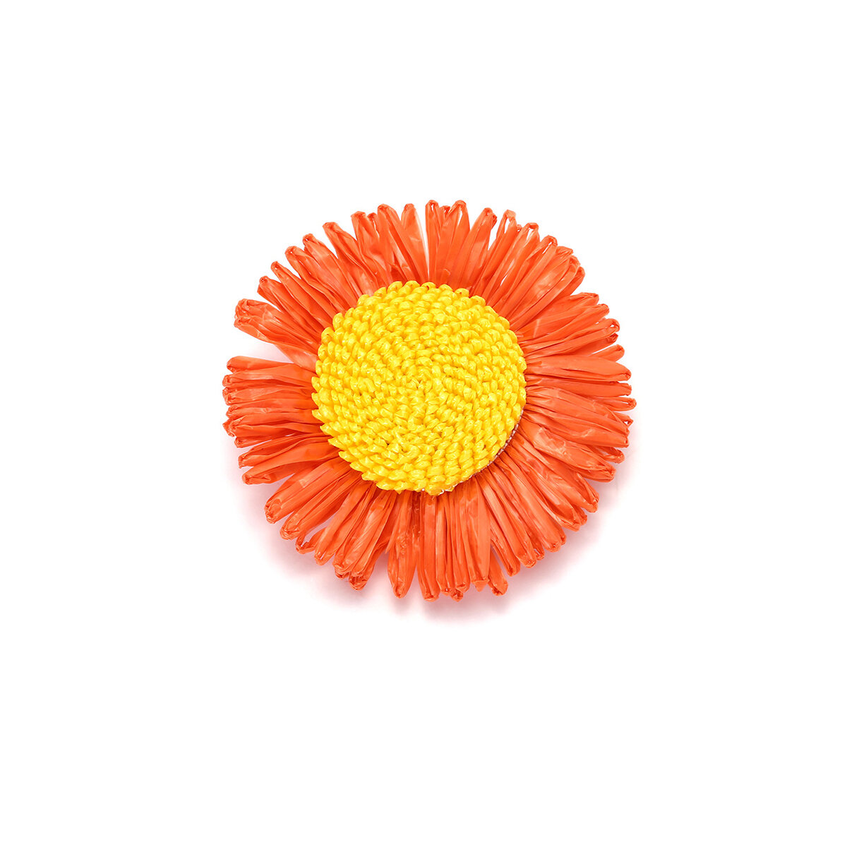 Romantische serie Sweet Flower Raffia haarclips voor dames