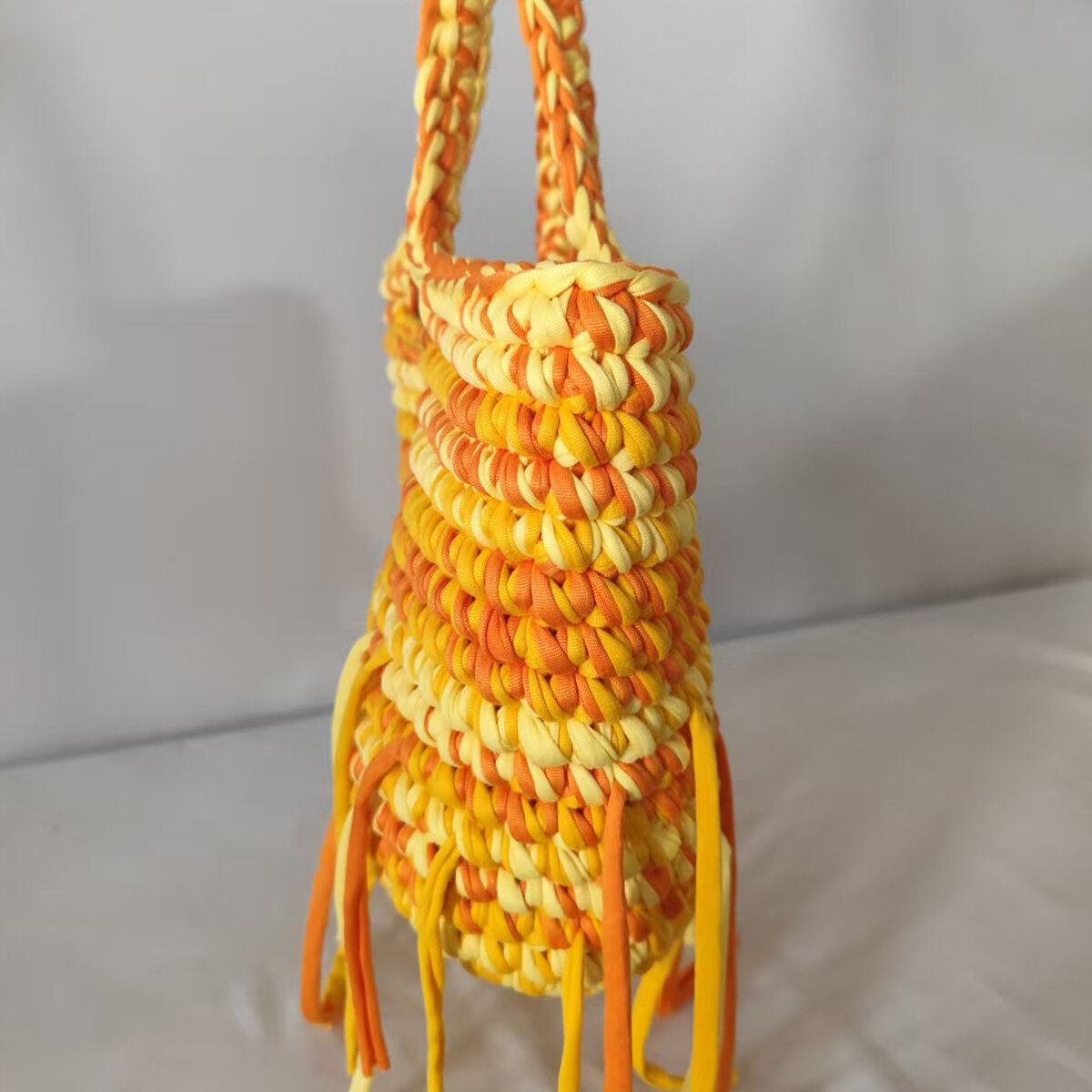 Vacation Style Woven Mixed Color Women's Tote Bag h5Picture5