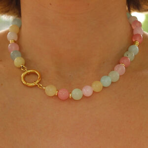 Simple Series Sweet Glaze Beads Women's Beaded Necklaces h5 Picture3