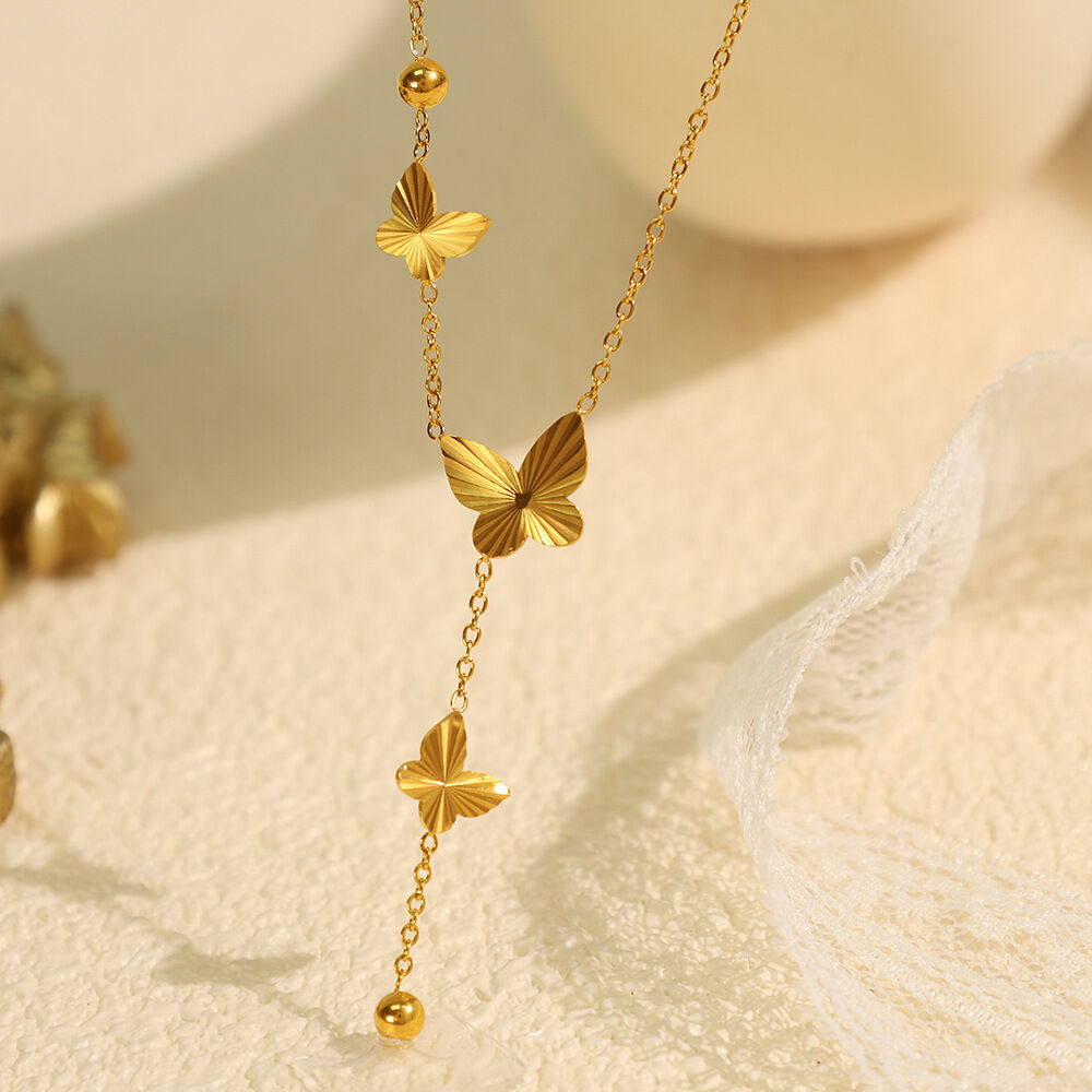 1 piece simple series simple animal stainless steel gold plated women pendant necklaces
