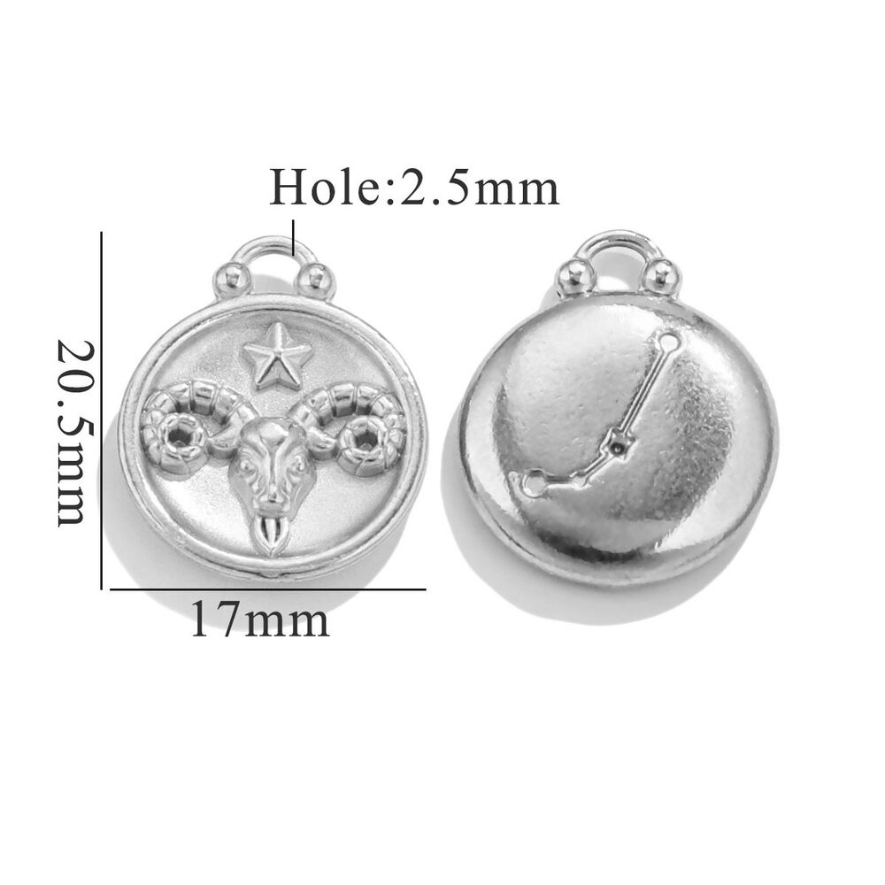 1 pair simple series simple geometric stainless steel gold plated women pendants