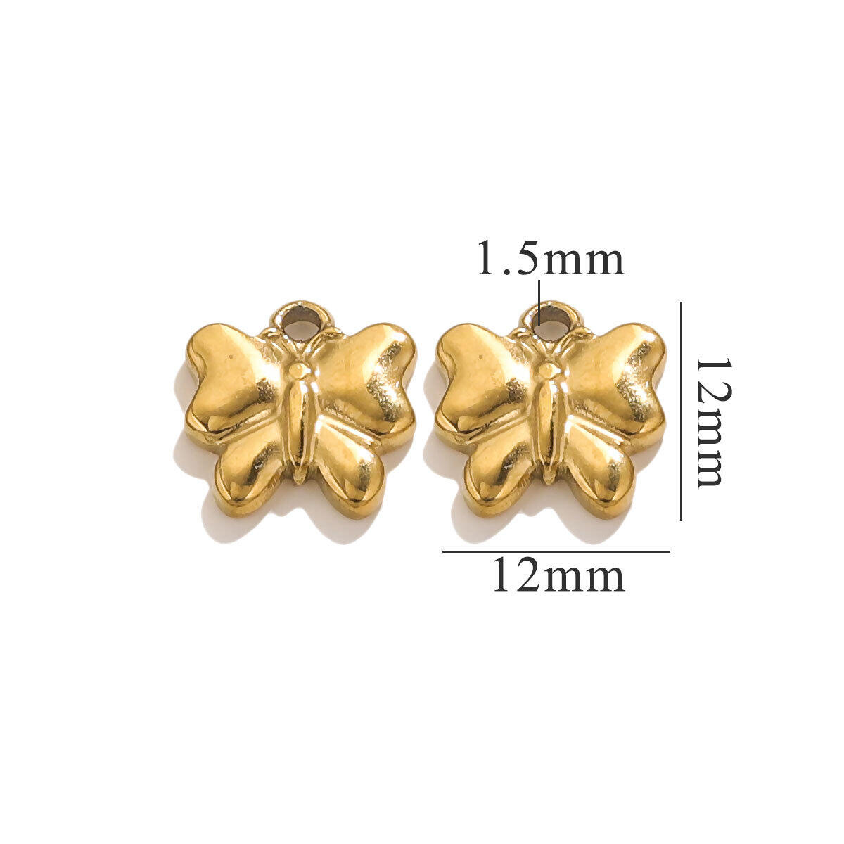 Farfalla-oro【1,55 g】 Immagine6