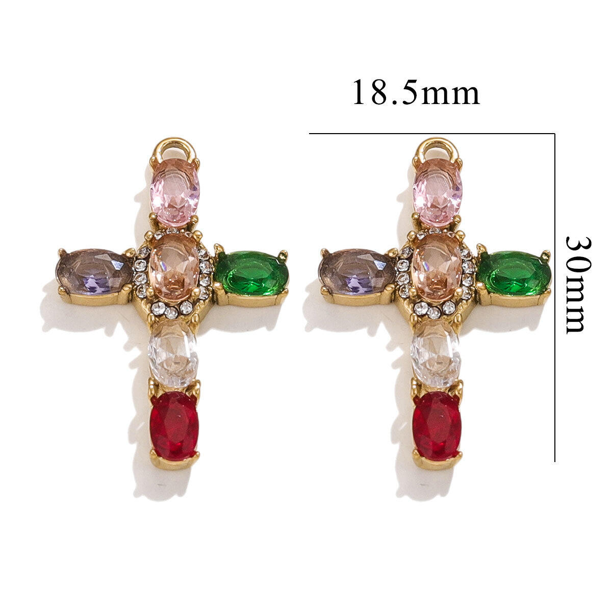 1750 karışık renkli 18,5 mm × 30 mm Resim2