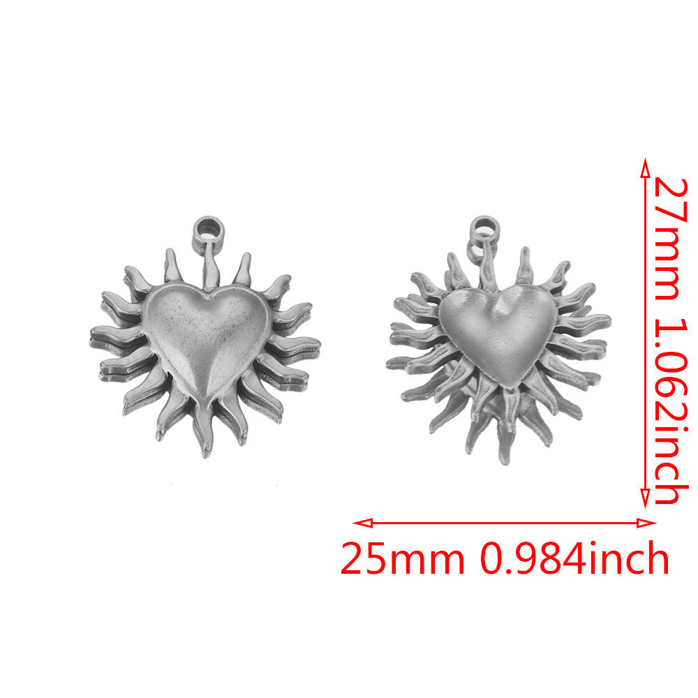 Small Peach Heart Steel Color-Gă3.61Gă Picture13