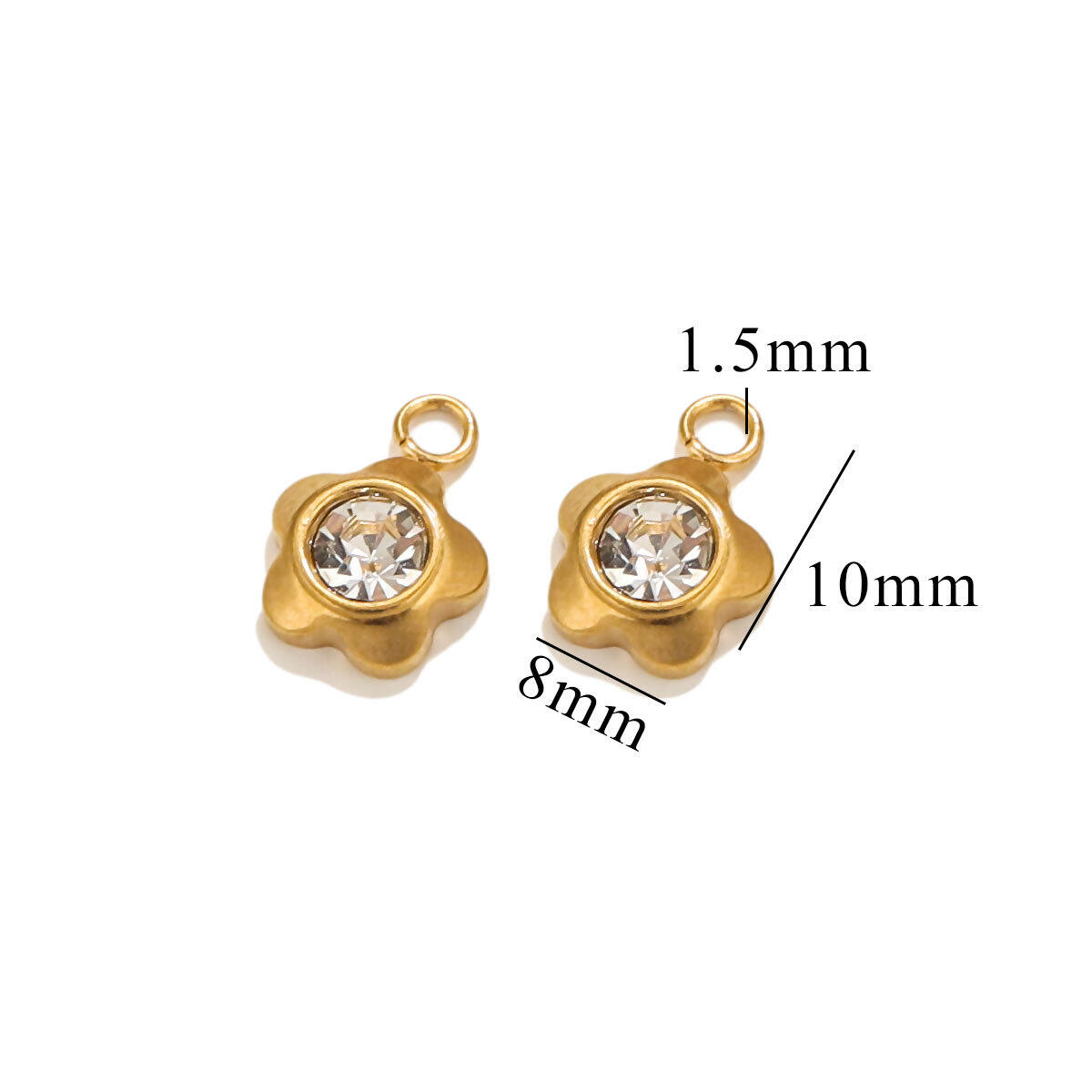 Gold-Five-Leaf Flower Picture8