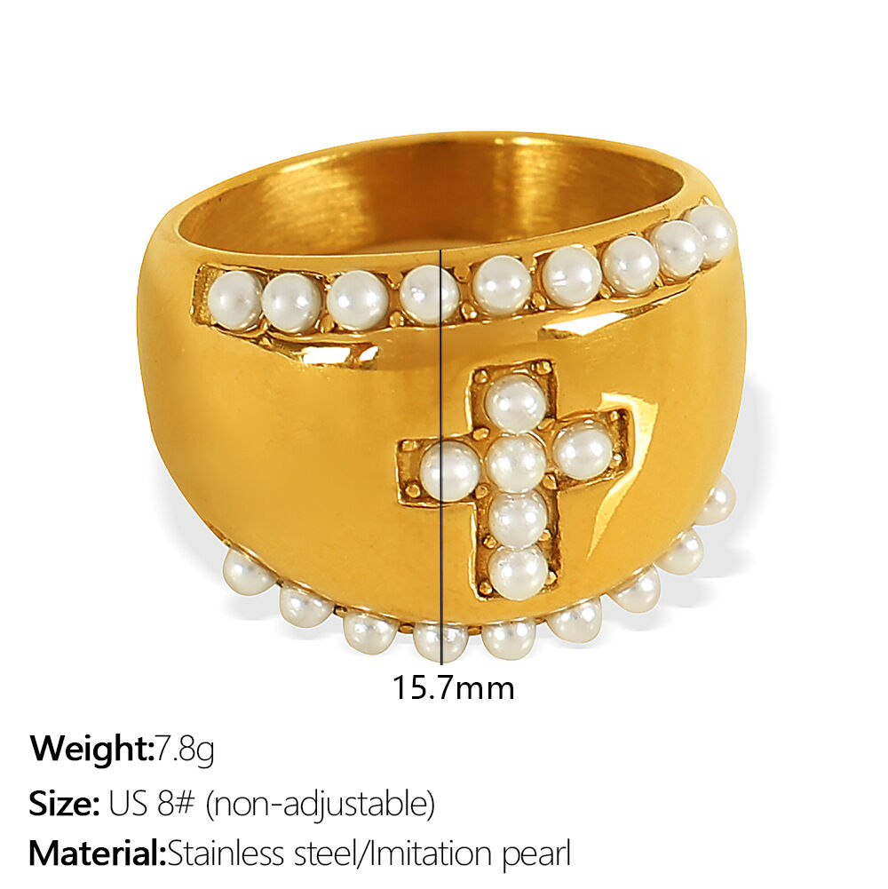 Anillo de oro JZ65 con circunferencia estadounidense de 8 libras Imagen3