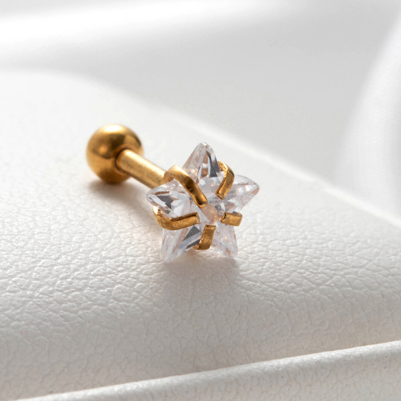 8534-6Mm Gold Five-Pointed Star/One Size Picture3