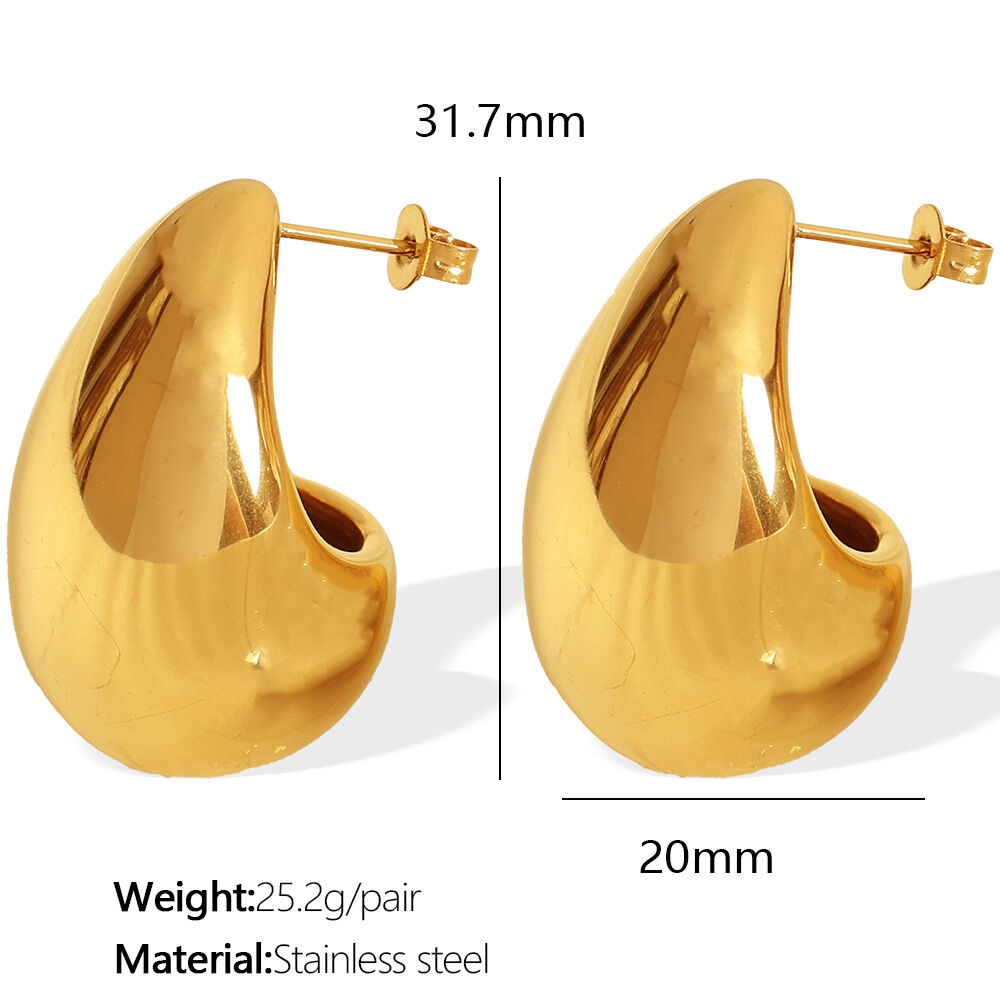 Pendientes de oro EH46 Imagen3