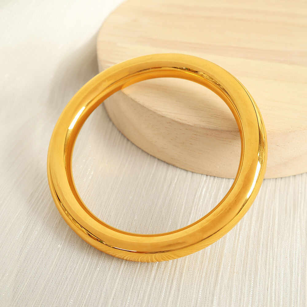 Bracciale grande in oro SZ95 Immagine5