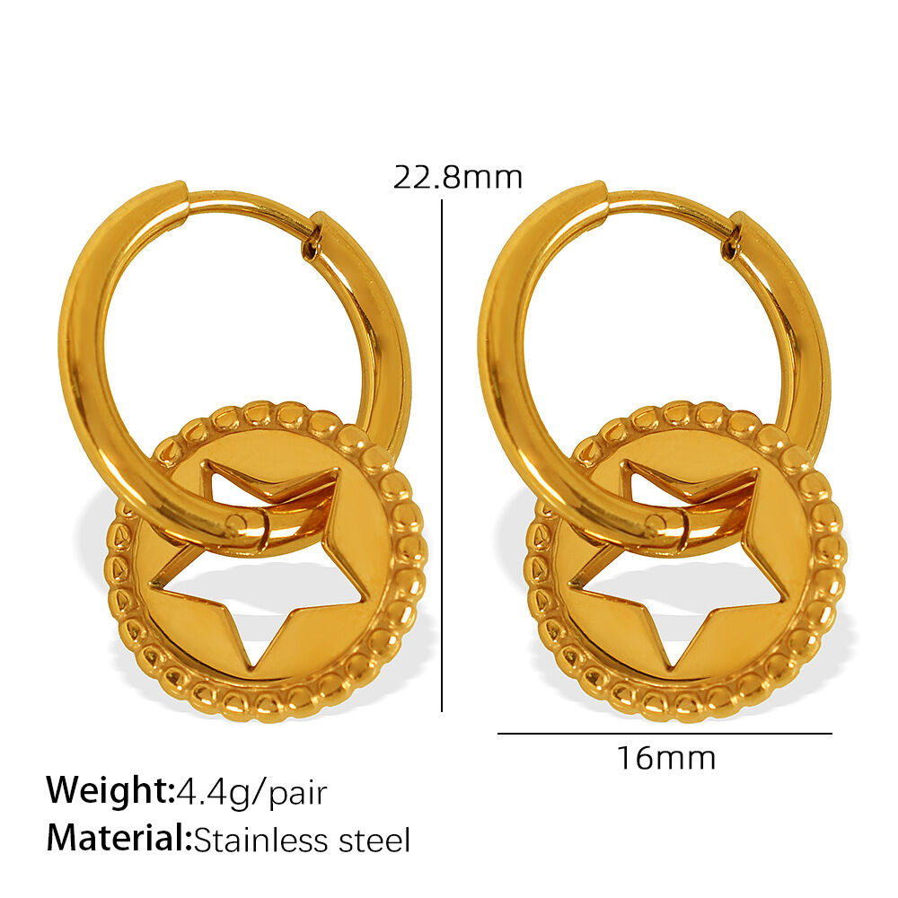 Boucles d'oreilles en or EH698 Image3