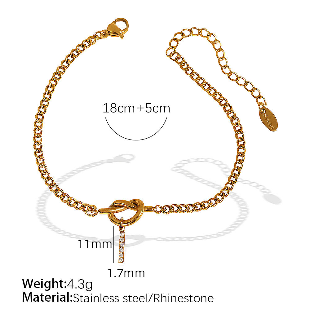 Sl100 White Diamond I Gold Bracelet Picture9