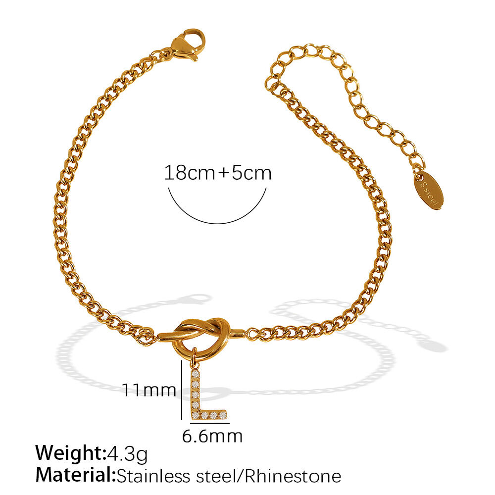 Sl100 White Diamond L Gold Bracelet Picture12