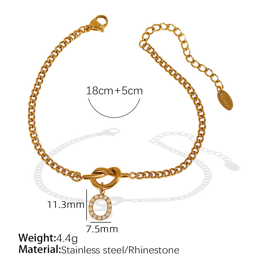 Sl100 White Diamond O Gold Bracelet Picture15