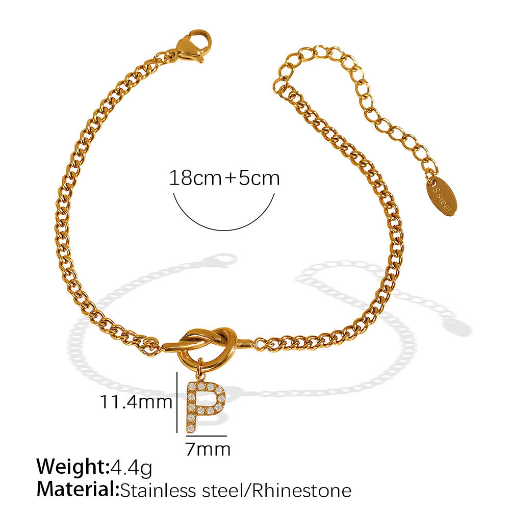 Sl100 White Diamond P Gold Bracelet Picture16
