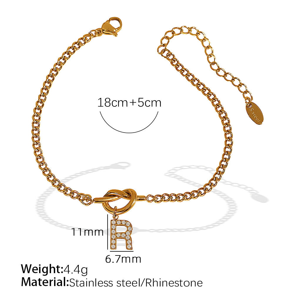 Sl100 White Diamond R Gold Bracelet Picture18