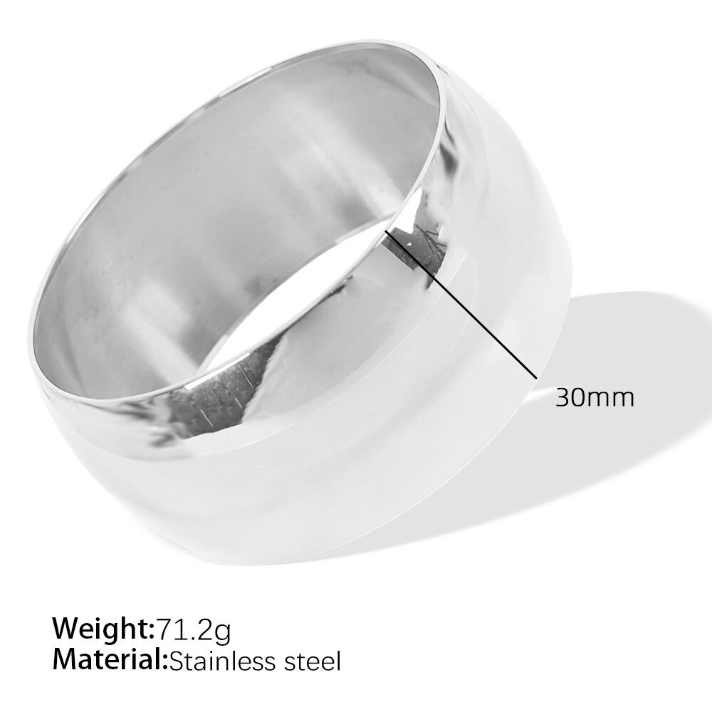 Braccialetto grande in argento SZ125 Immagine2