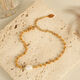 Sl82 Freshwater Pearl Gold Bracelet