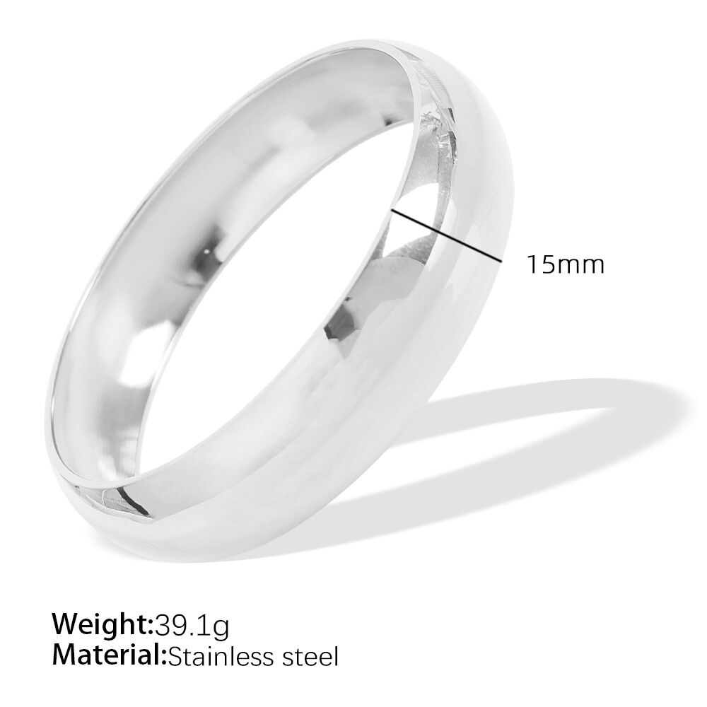 Braccialetto medio in argento SZ125 Immagine6