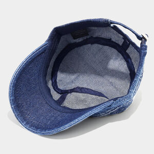 Casual Gradient Color Denim Fabric Women's Baseball Cap h5 Picture4