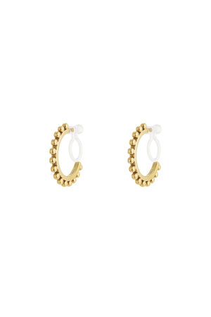Oorbellen met opvallende ringclip h5