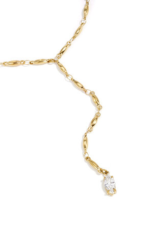 Collana con strass pendenti h5 Immagine5