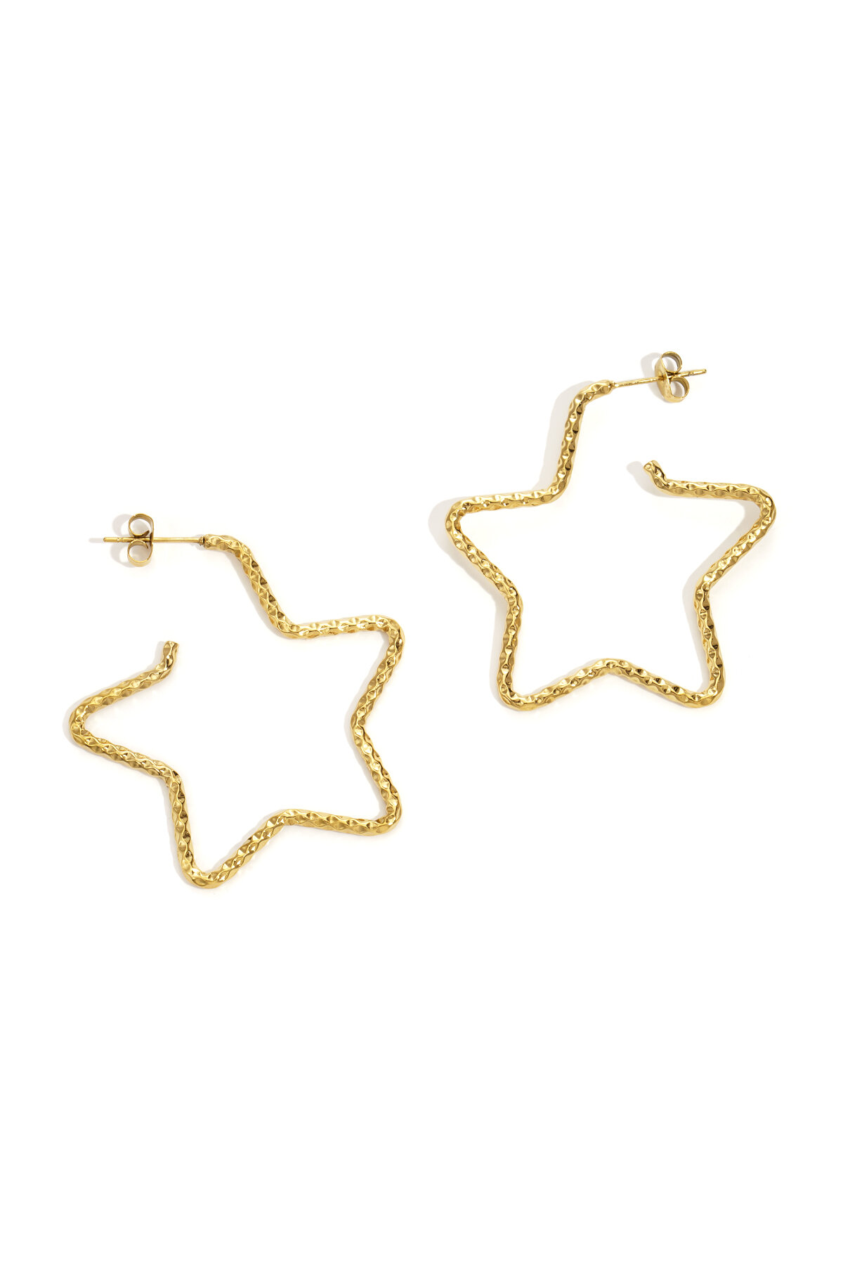 Edelstahl Creolen Stern Casual Täglich Einfache Serie frauen schmuck 2