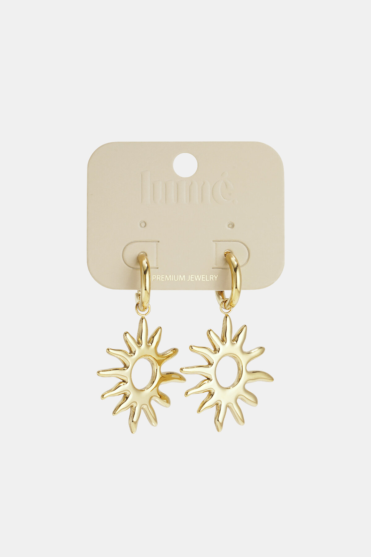 Ohrhänger aus Edelstahl, Modell „Sun Casual Daily Simple“, Damenschmuck Bild5