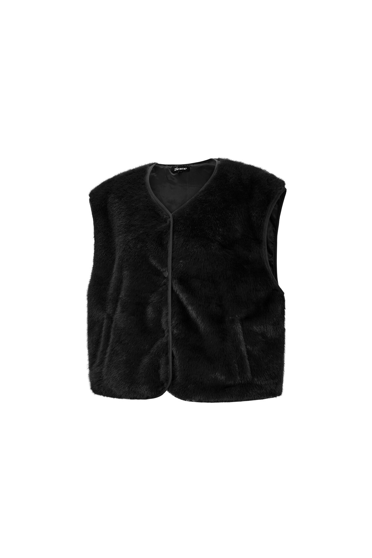 Sleeveless vest faux fur Picture2