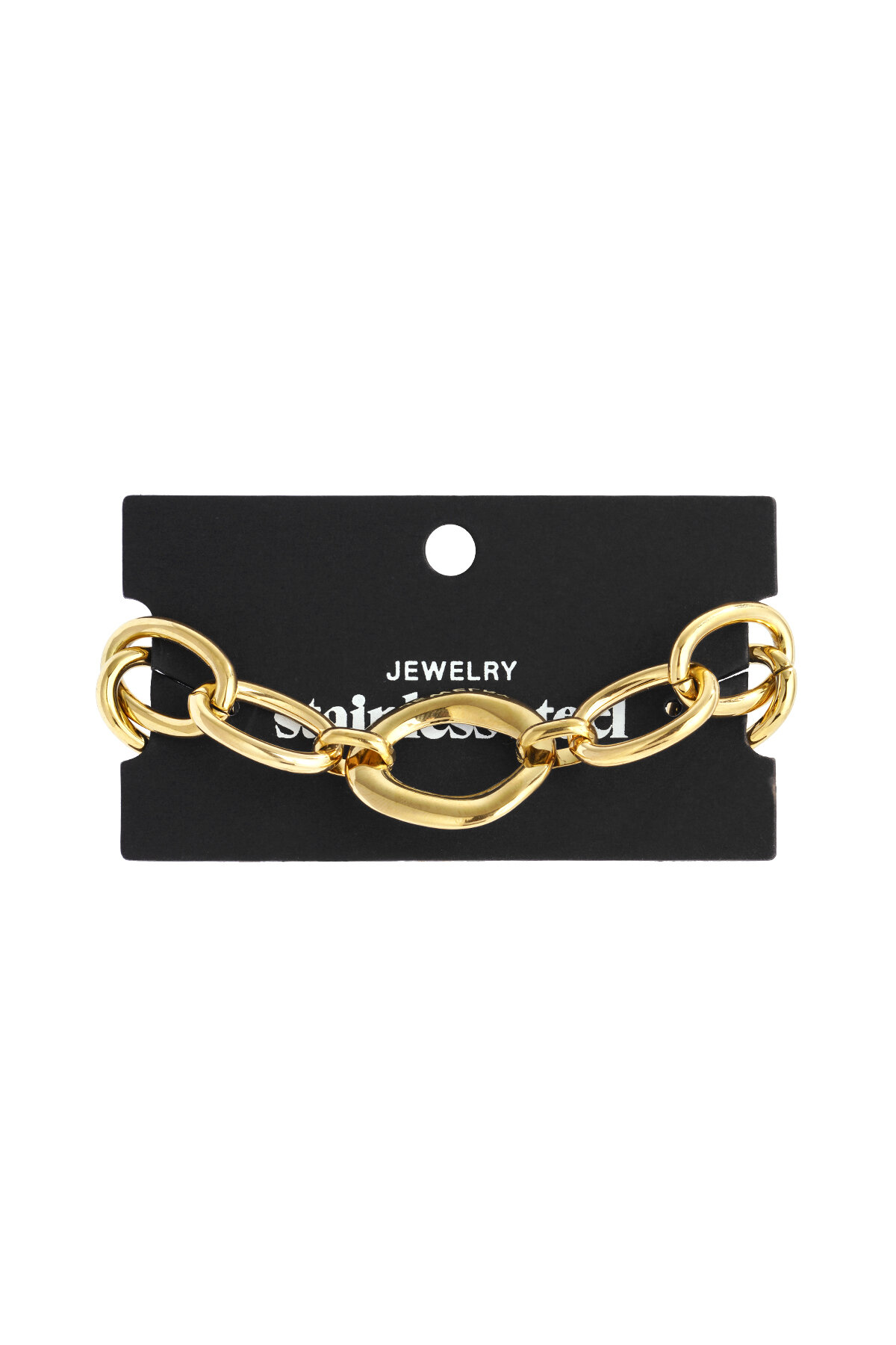 Stainless Steel Chain Bracelets Chain Casual Daily Simple Series Women's jewelry h5 Picture4