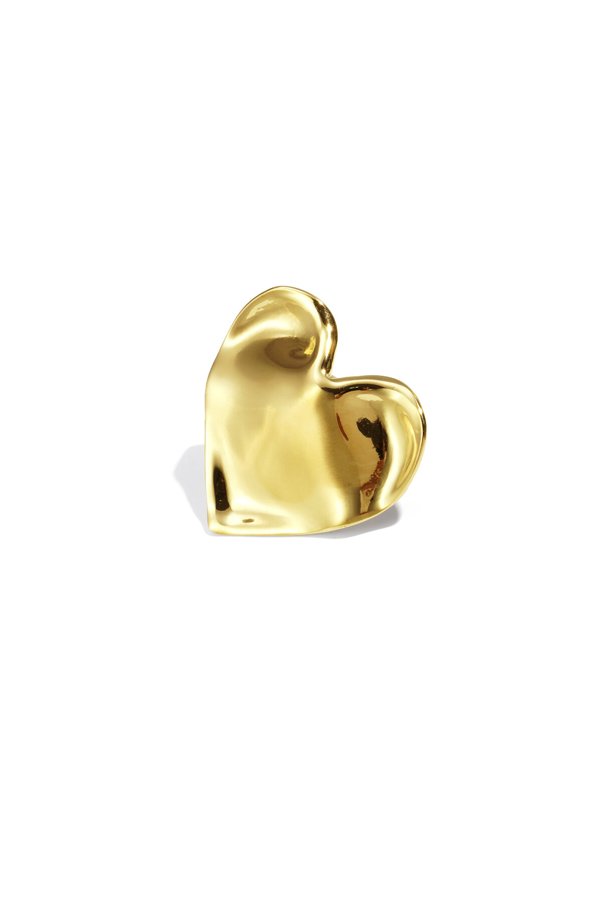Großer Statement-Ring mit Herz