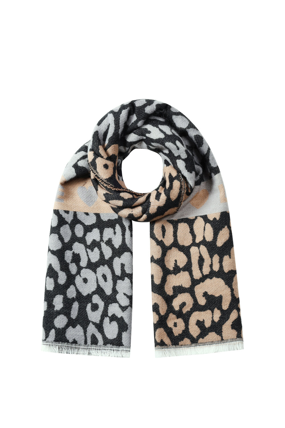 Winter scarves Leopard Print Casual Acrylic Daily Accessories h5Picture4