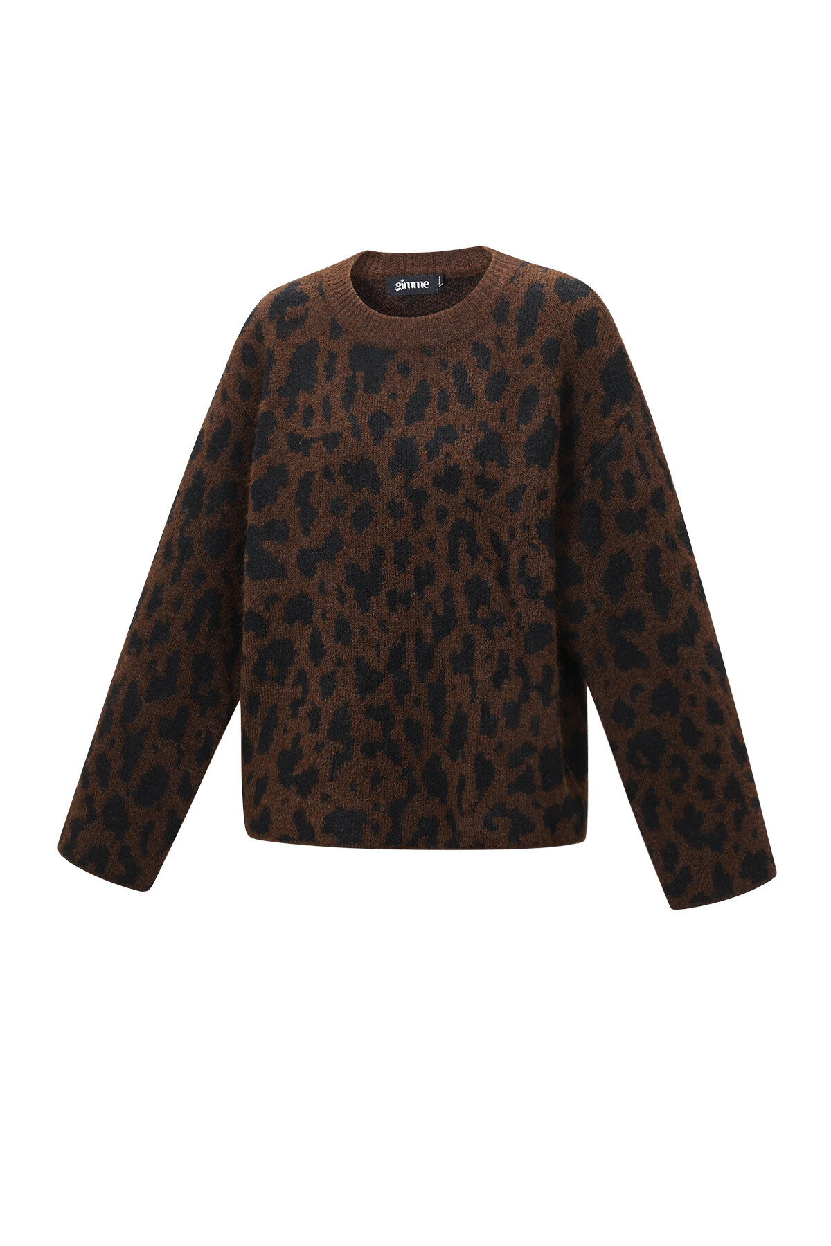 Leopardenmuster-Strickwaren Bild2