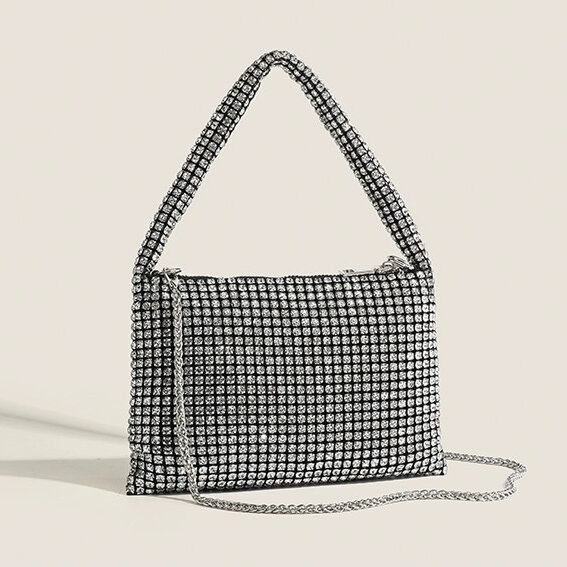 1 Piece Luxurious Series Elegant Solid Color PU Women's Shoulder Bags