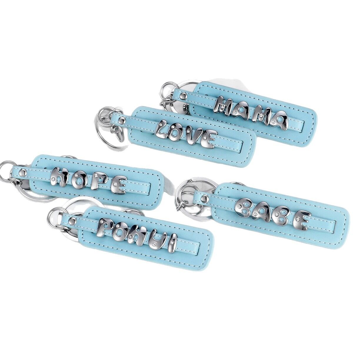 DIY-Schmuckperlen in Silberoptik aus Legierung mit Buchstabenmotiven