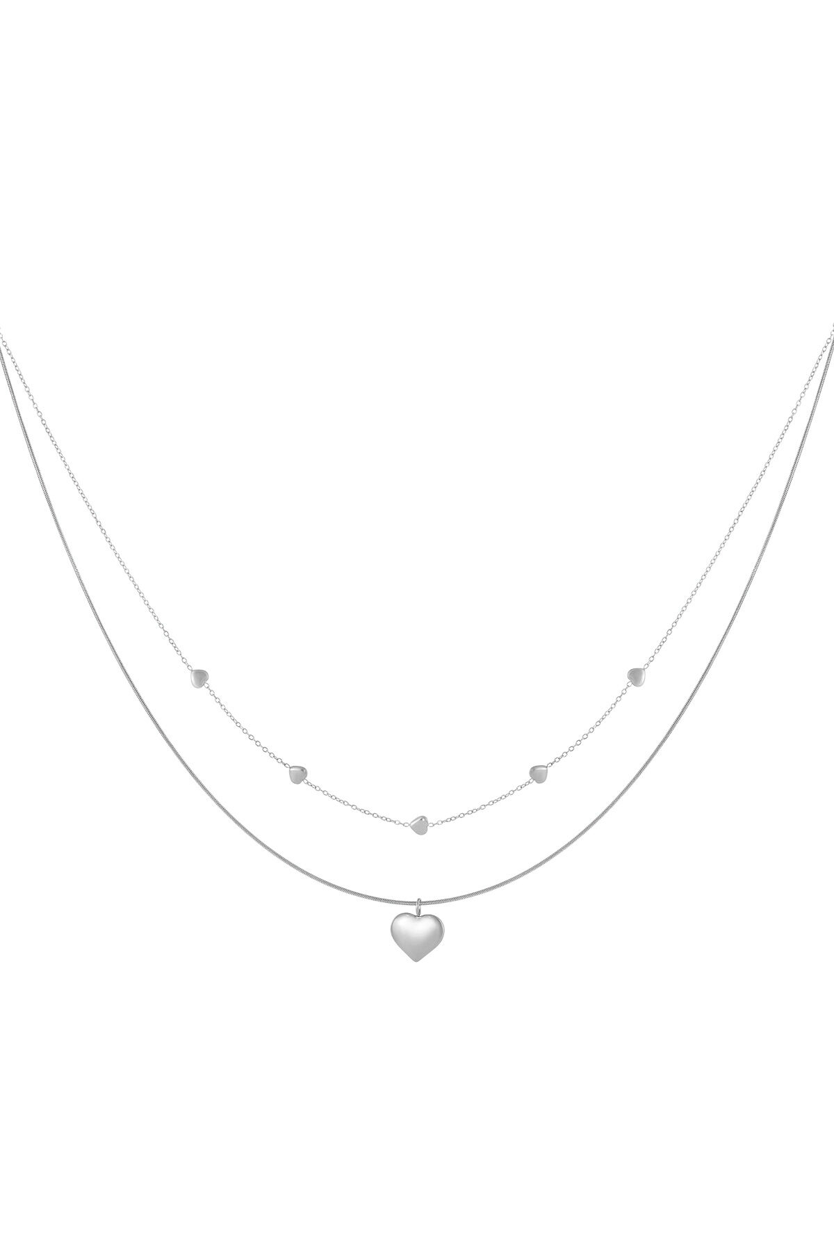 Layered Necklaces Heart Casual Daily Simple Series Women's jewelry Picture3