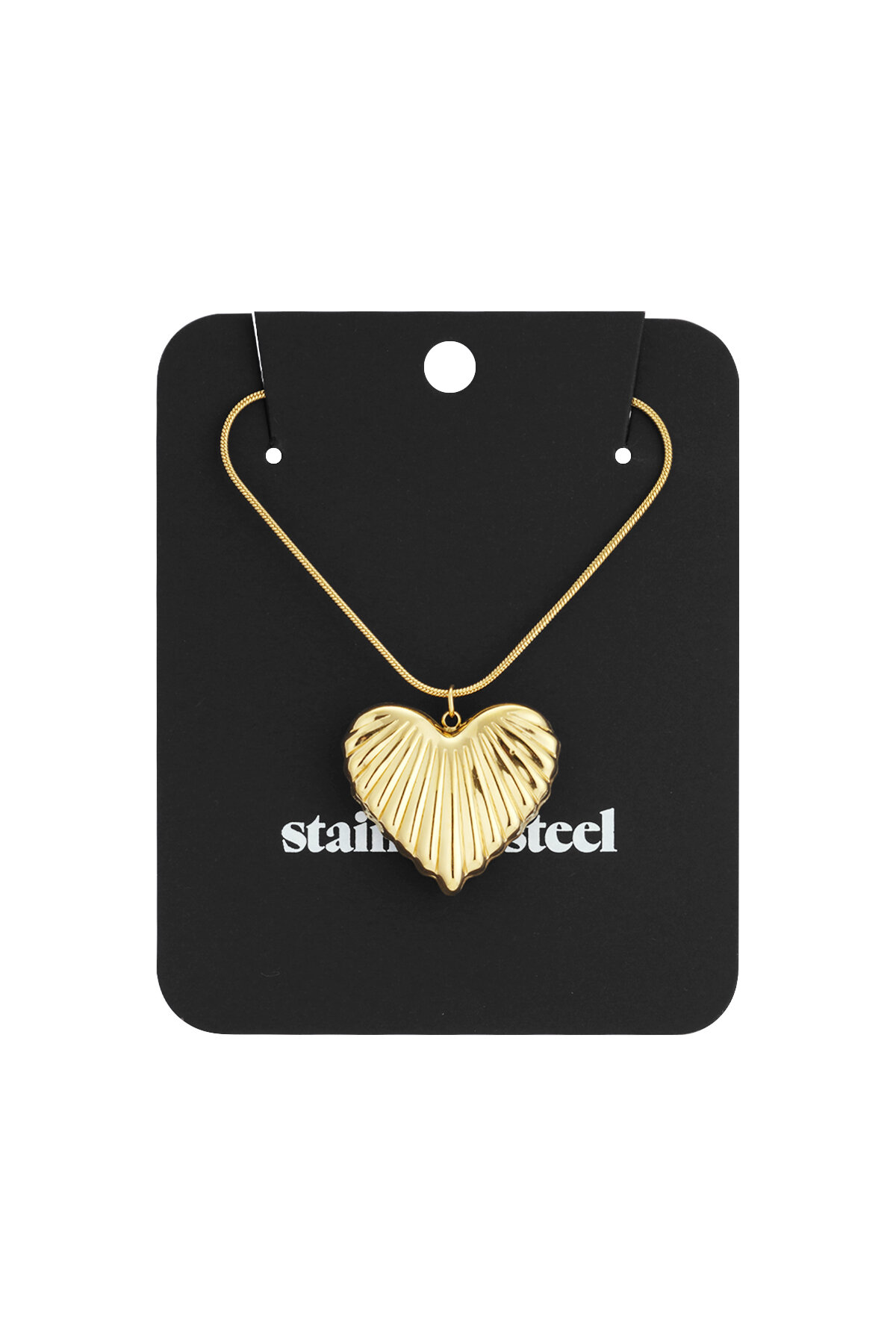 Stainless Steel Long Necklaces Heart Casual Daily Simple Series Women's jewelry h5 Picture6