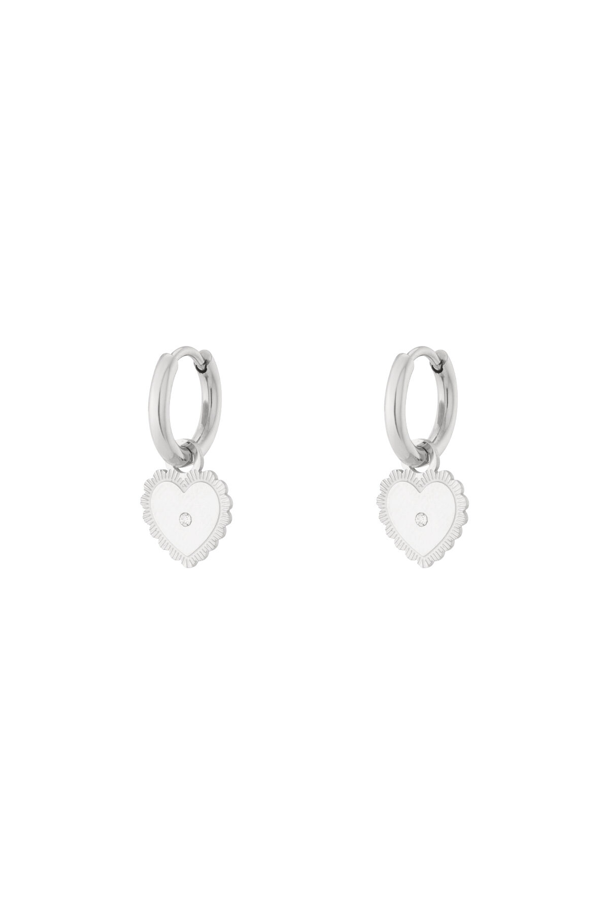 Mini dot heart earrings h5Picture2