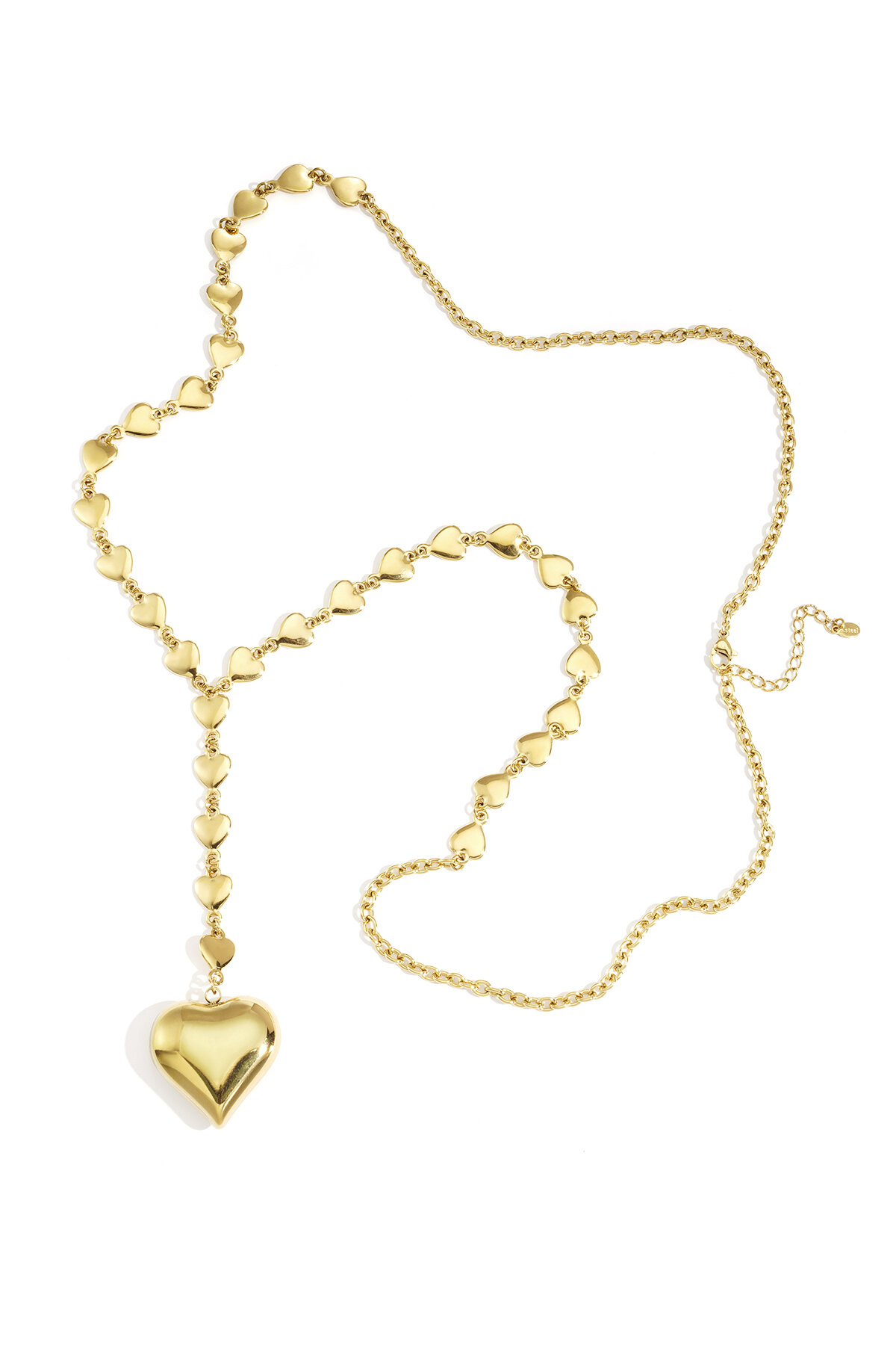 Stainless Steel Long Necklaces Heart Casual Daily Simple Series Women's jewelry h5 