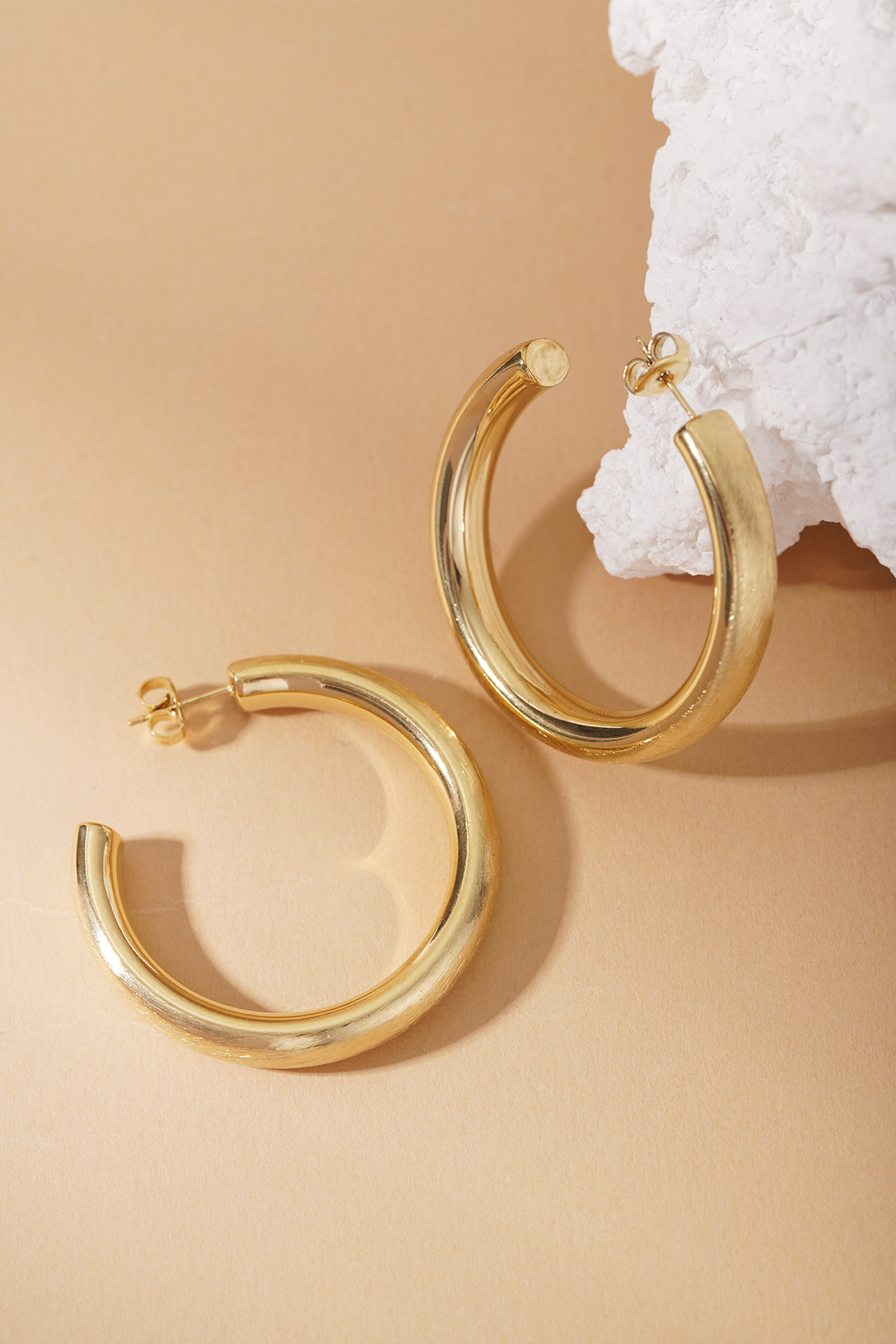   Hoop Earrings irregular shape Casual Daily Simple Series Women's jewelry Picture5