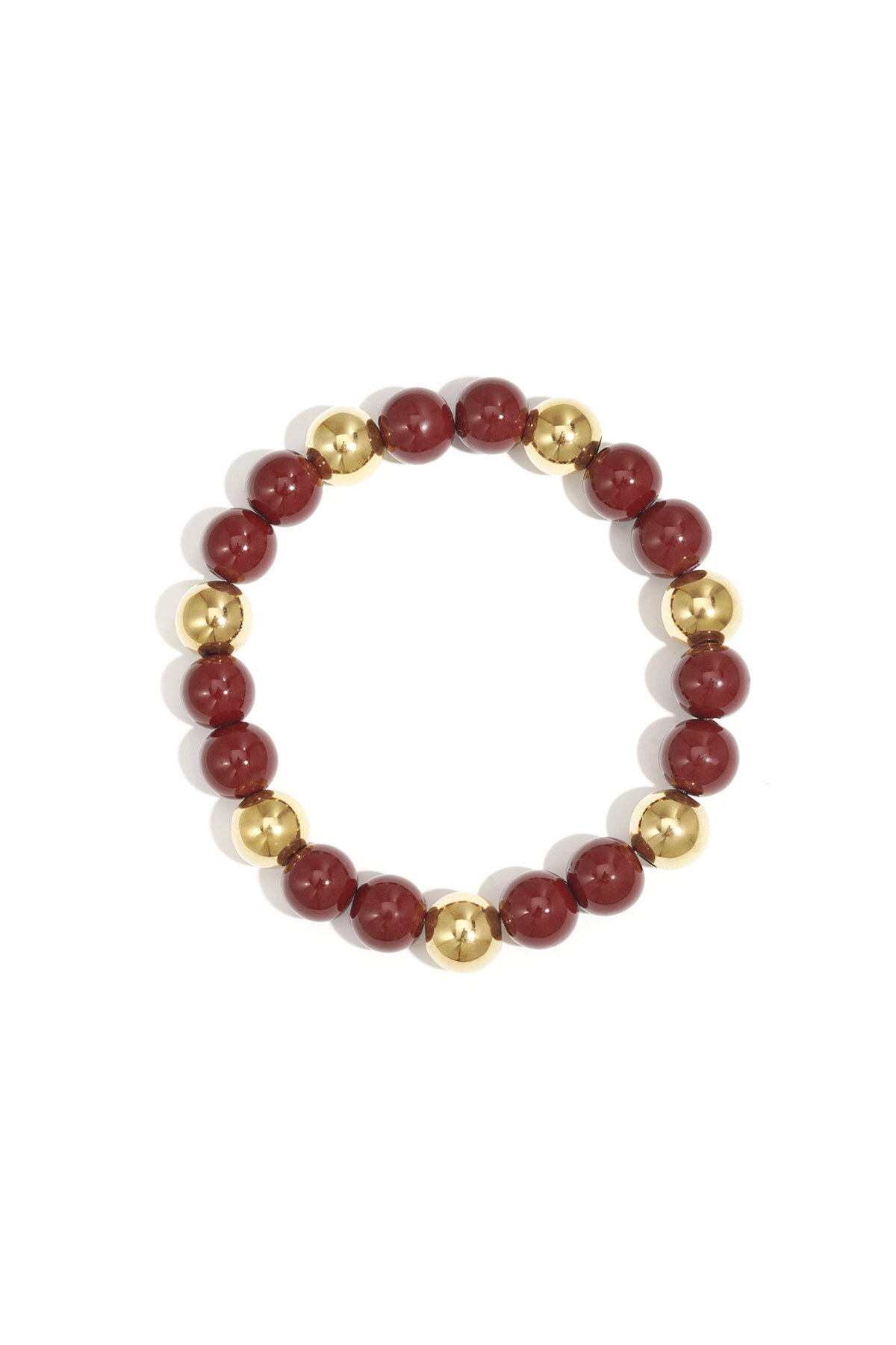 Acrylic Beaded Bracelets Beads Casual Daily Simple Series Women's jewelry-10mm h5 Picture3